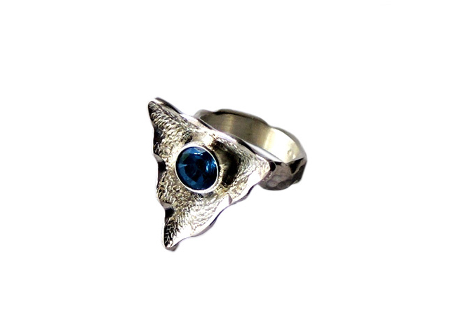 Ring Silber 925 blauer Stein