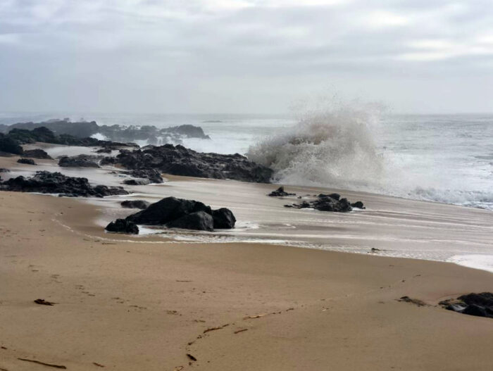 Brandung am Atlantik vor Villa Cha Portugal 2